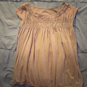Gray top from the Loft